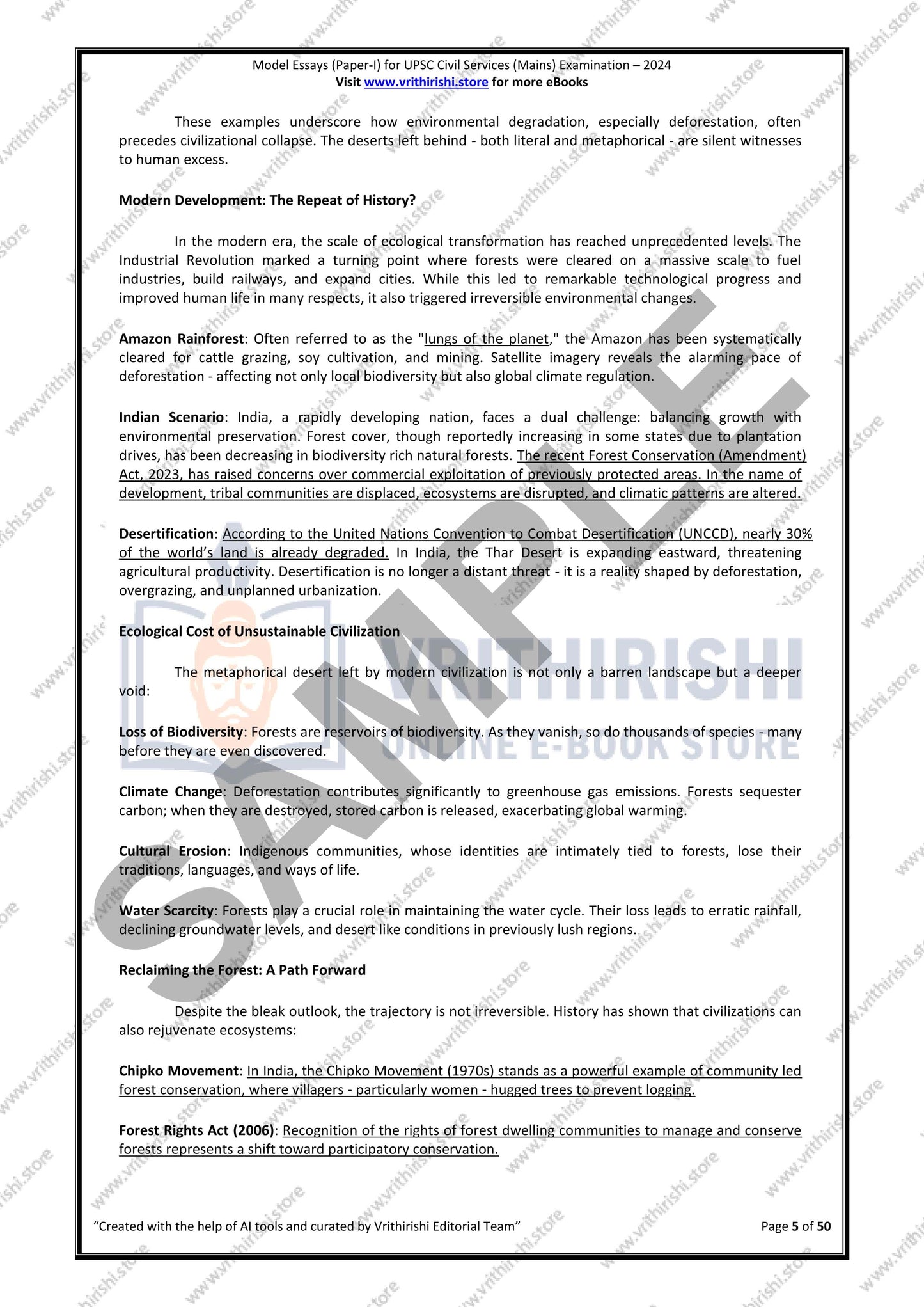 UPSC model answers Civils (Mains) 2024 - all papers (Essay, GS-I, GS-II, GS-III & GS-IV (Ethics)