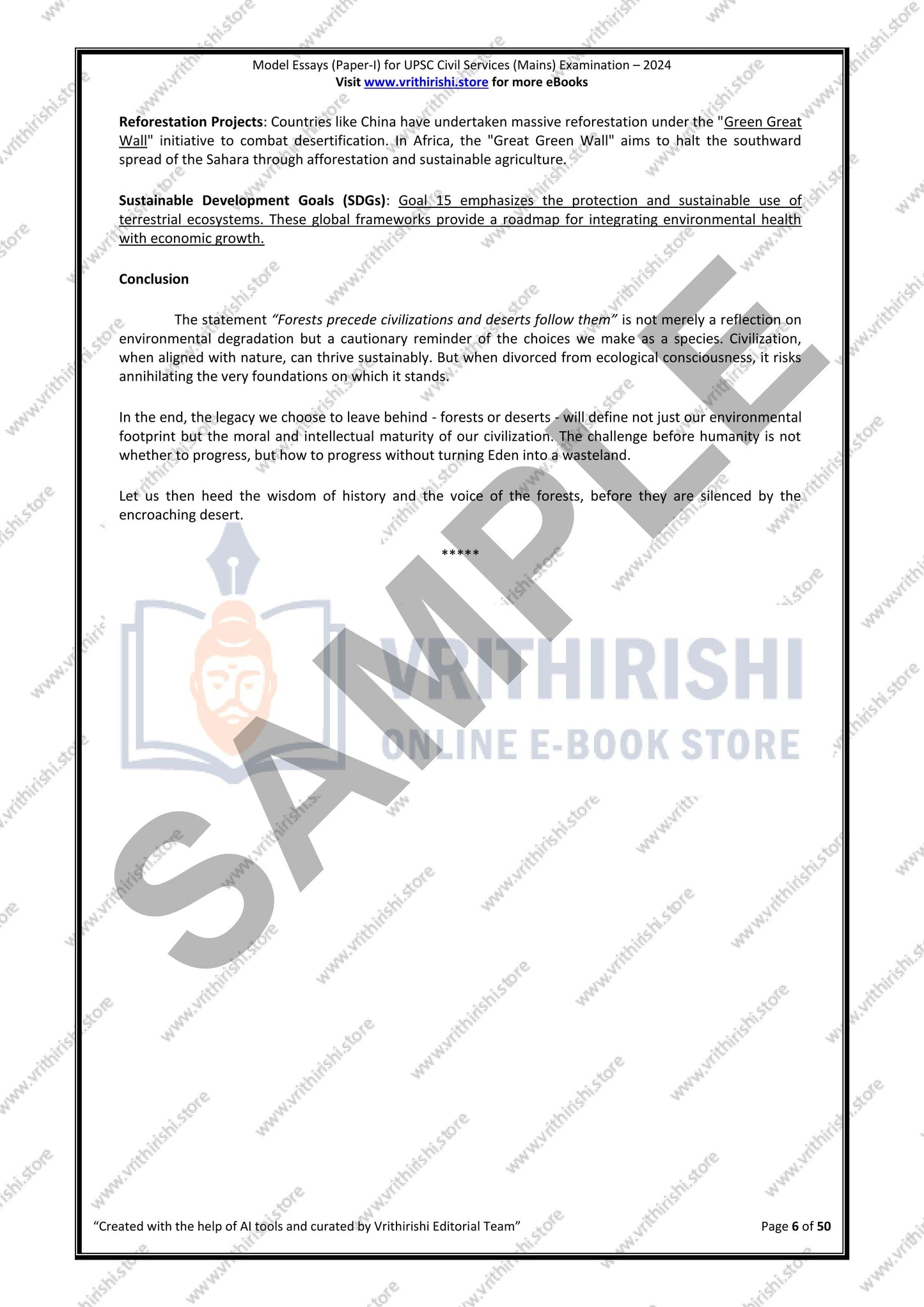 UPSC model answers Civils (Mains) 2024 - all papers (Essay, GS-I, GS-II, GS-III & GS-IV (Ethics)