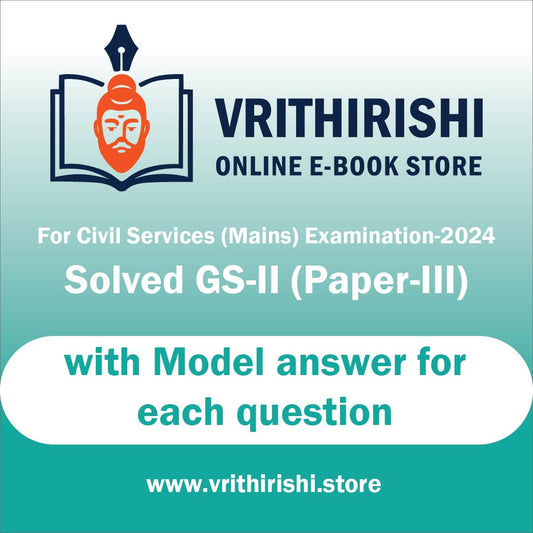UPSC model answers Civils (Mains)2024 - Paper-III (GS-II)