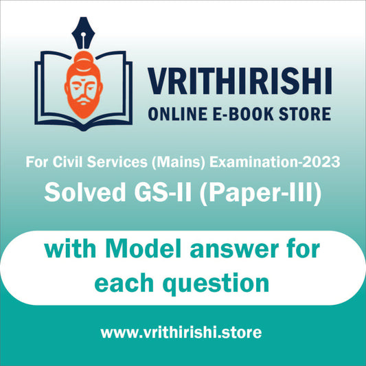 UPSC model answers Civils (Mains) 2023 - Paper-III (GS-II)
